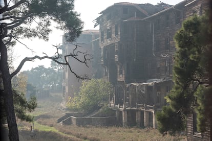 El orfanato griego en Prinkipo, abandonado hoy, en la isla turca de Büyükada (Estambul).