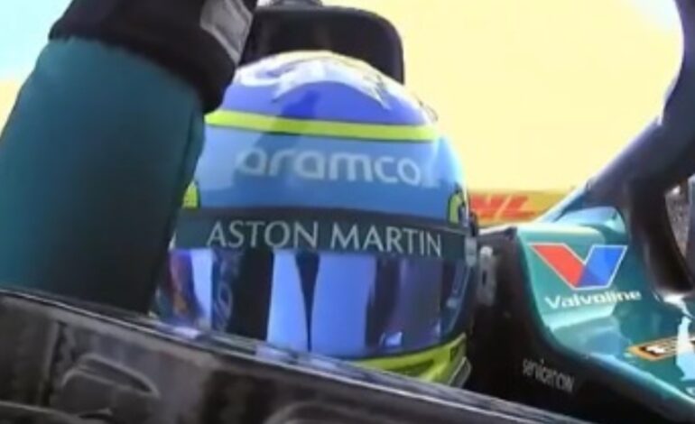 La eufórica radio de Alonso tras la clasificación del Gran Premio de España: «Ha sido fuerte»