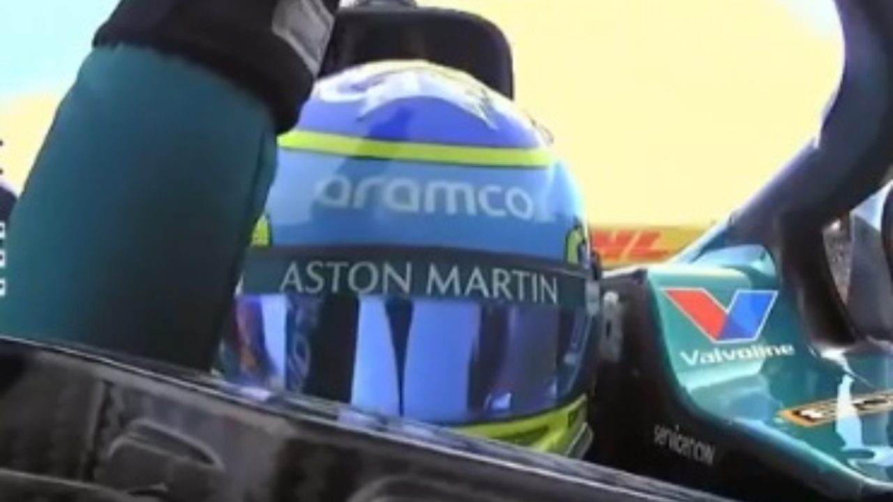 La eufórica radio de Alonso tras la clasificación del Gran Premio de España: «Ha sido fuerte»