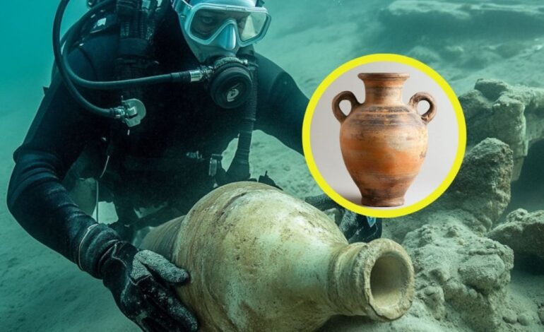 Recuperan un ánfora de más de 1000 años perdida en un naufragio en Antalya (Turquía): ¿qué es lo que contiene?
