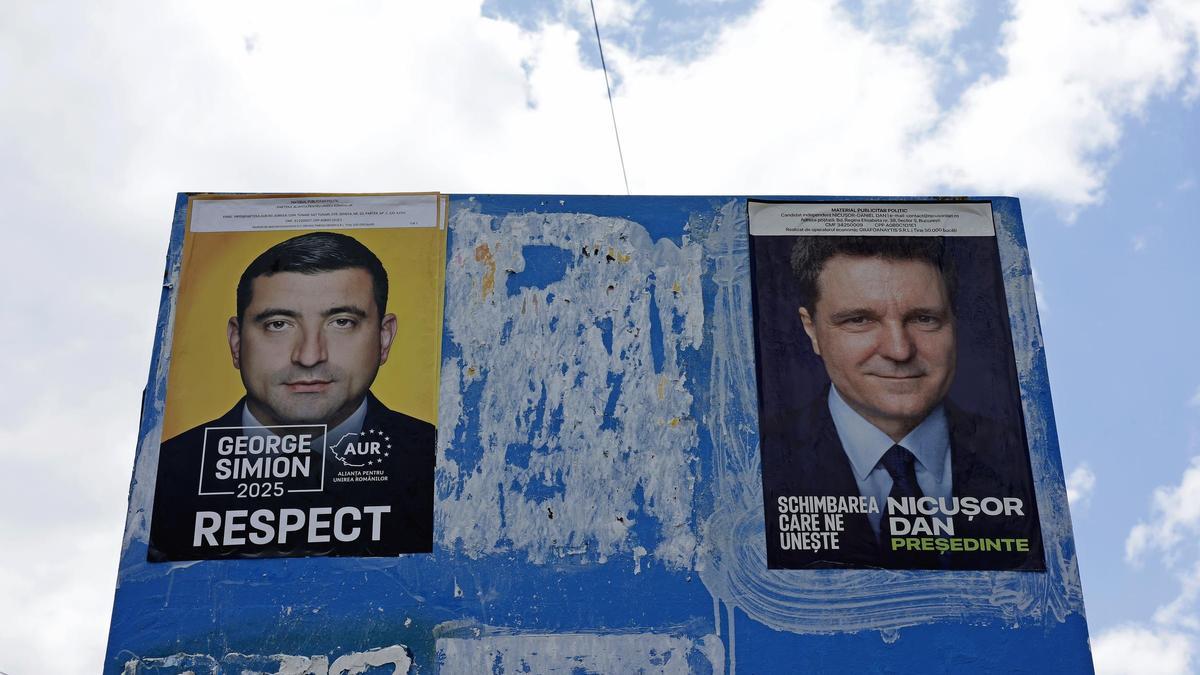 La extrema derecha acaricia la victoria en la repetición de las caóticas elecciones presidenciales en Rumanía