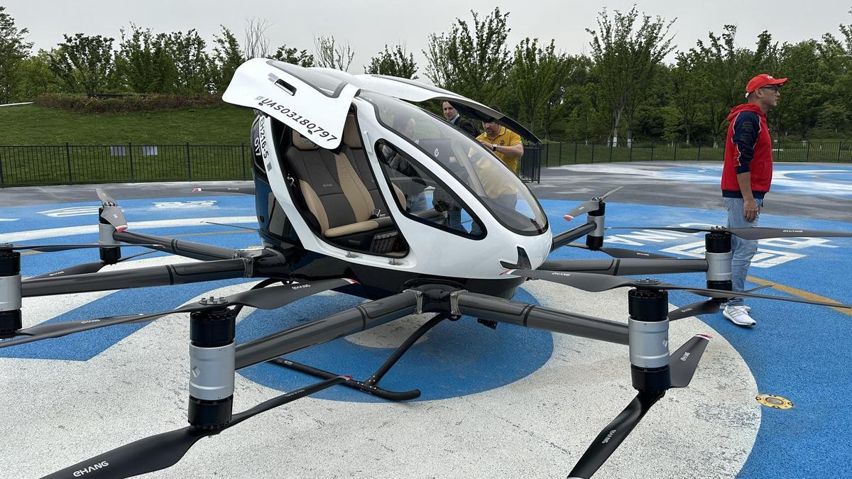 llegan los drones taxi a China