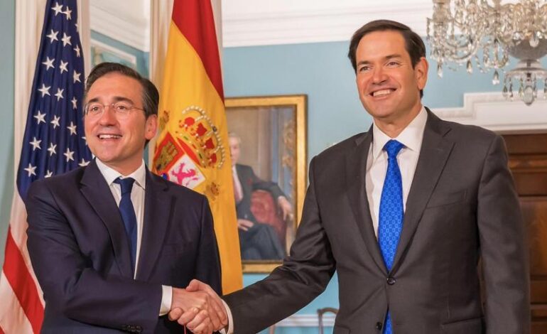 Albares defiende ante Rubio el «enorme esfuerzo» para llegar al 2% en defensa ante el 5% que pide EEUU