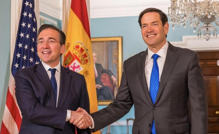 Albares defiende ante Rubio el «enorme esfuerzo» para llegar al 2% en defensa frente al 5% que pide EEUU