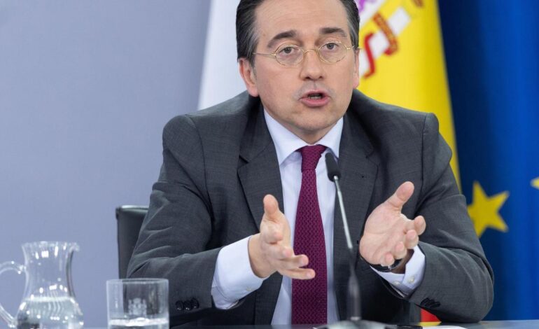 Albares se reunirá el jueves con secretario de Estado de EEUU en Washington