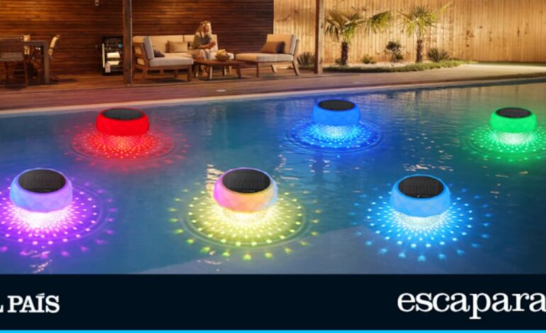 Iluminan y limpian tu piscina a la vez: estas luces solares flotantes son la mejor inversión del verano | Estilo de vida | Escaparate
