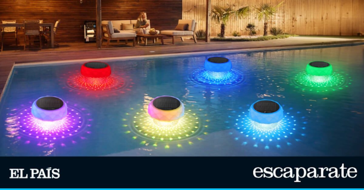 Iluminan y limpian tu piscina a la vez: estas luces solares flotantes son la mejor inversión del verano | Estilo de vida | Escaparate