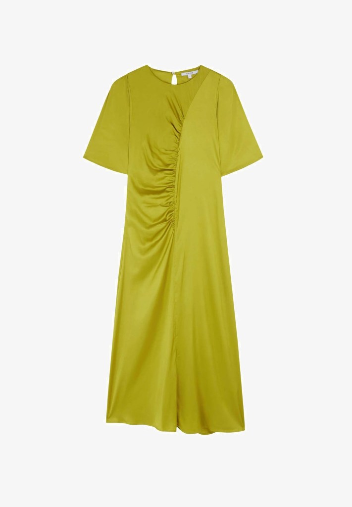 Vestido de carpetas verdes