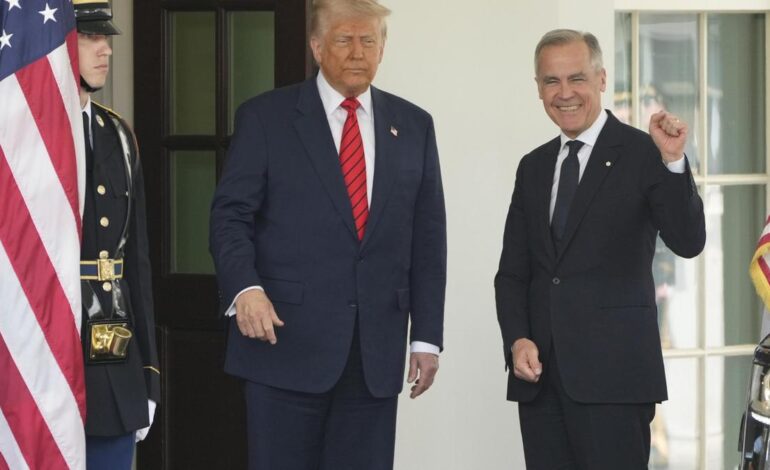 Trump recibe al nuevo primer ministro canadiense Mark Carney en la Casa Blanca