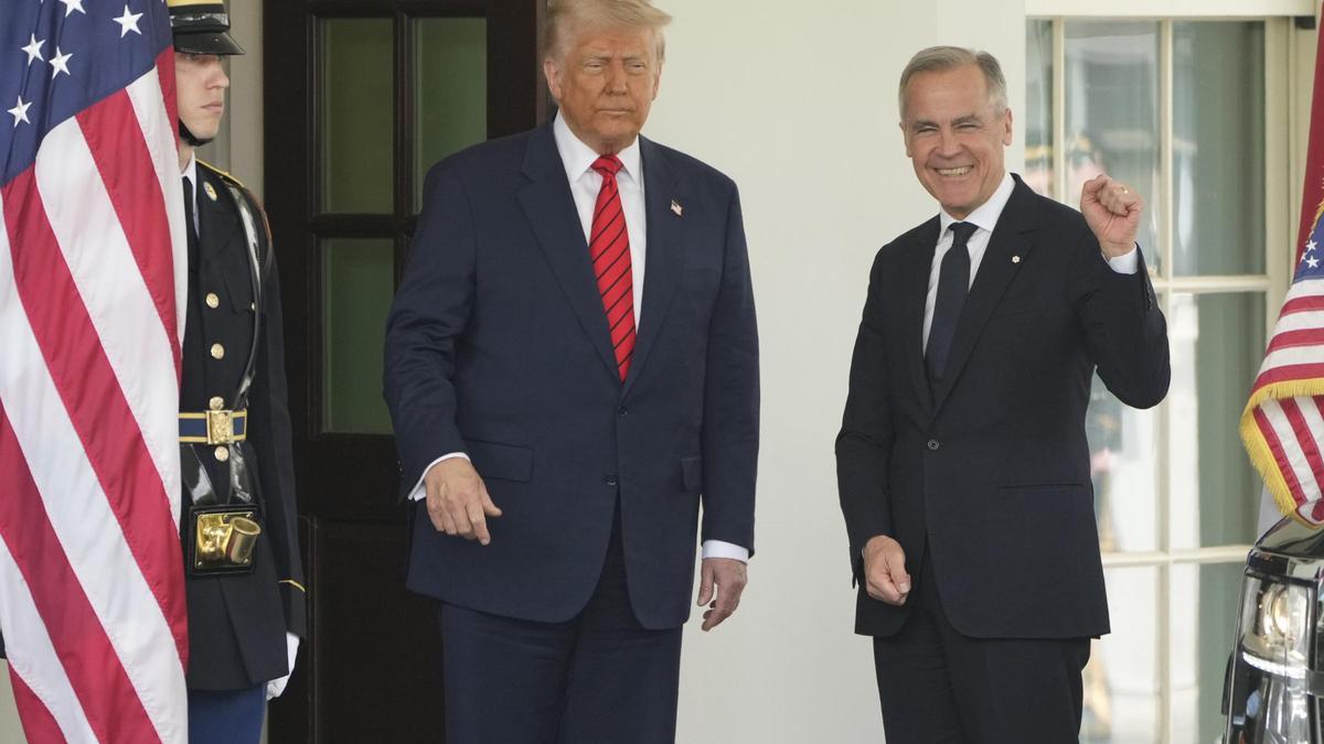 Trump recibe al nuevo primer ministro canadiense Mark Carney en la Casa Blanca