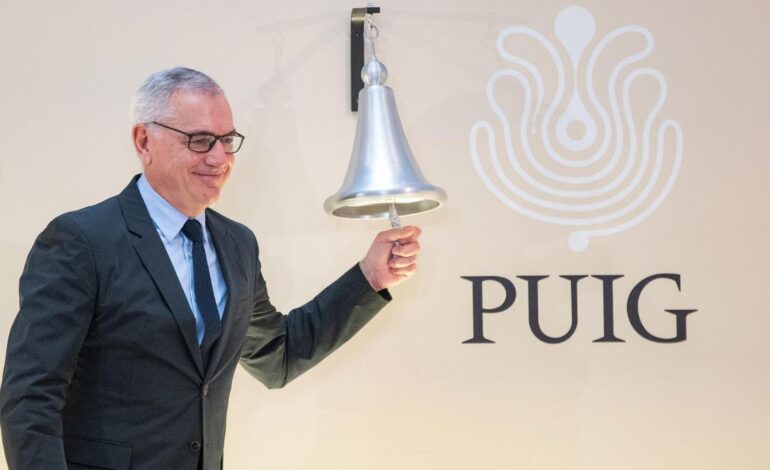 Puig cumple su primer año en bolsa con una caída del 33%