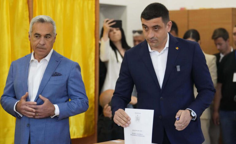 La extrema derecha arrasa en Rumania en la primera vuelta de las presidenciales