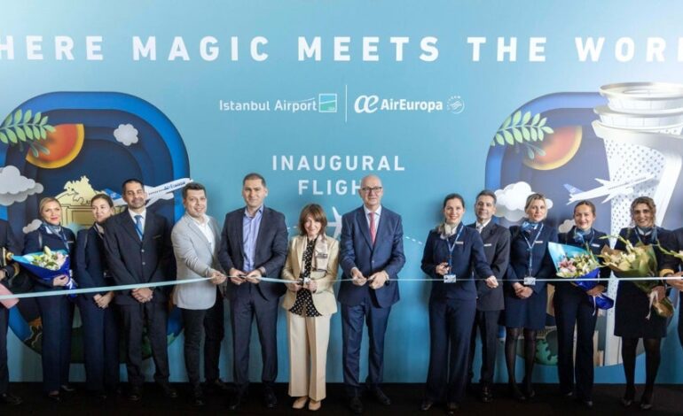 Air Europa inaugura la ruta Madrid-Estambul y ofertará 247.000 asientos anuales