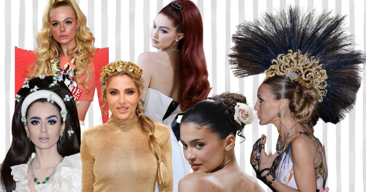 De Zendaya a Sarah Jessica Parker, estos han sido los 10 peinados más sorprendentes de la historia de la Met Gala