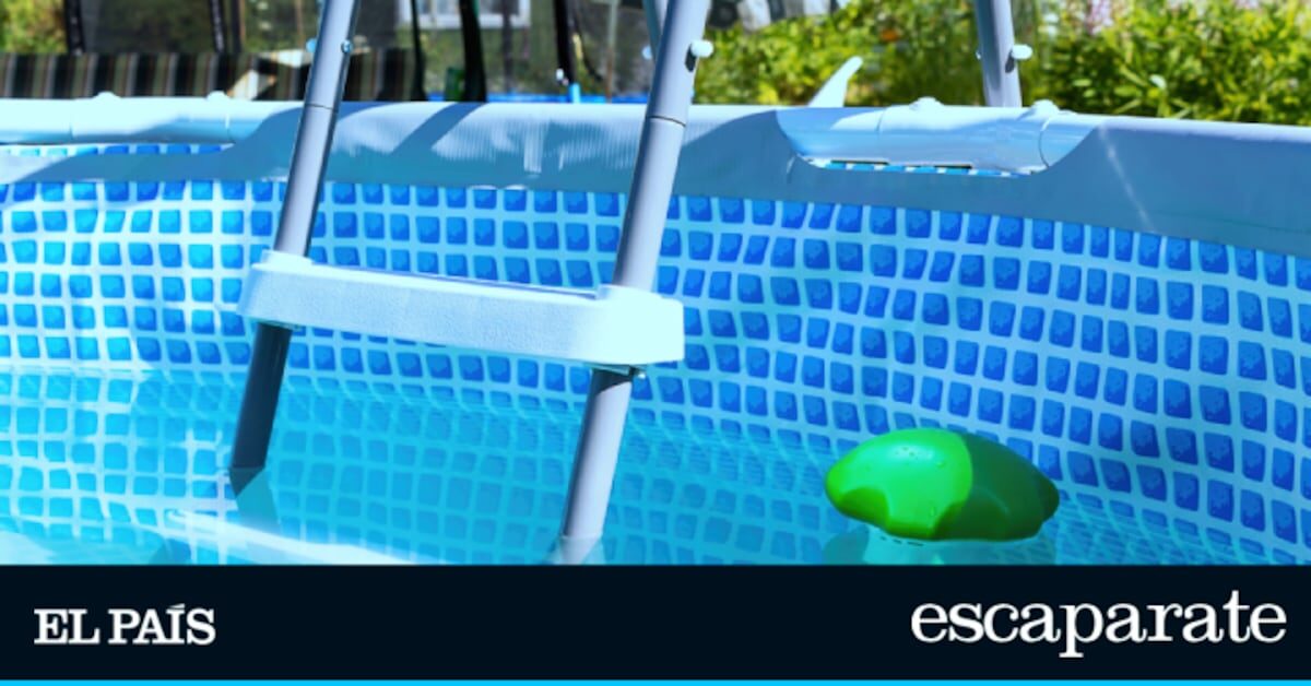 Evita accidentes con esta escalera de peldaños antideslizantes para piscinas elevadas | Lo más vendido | Escaparate
