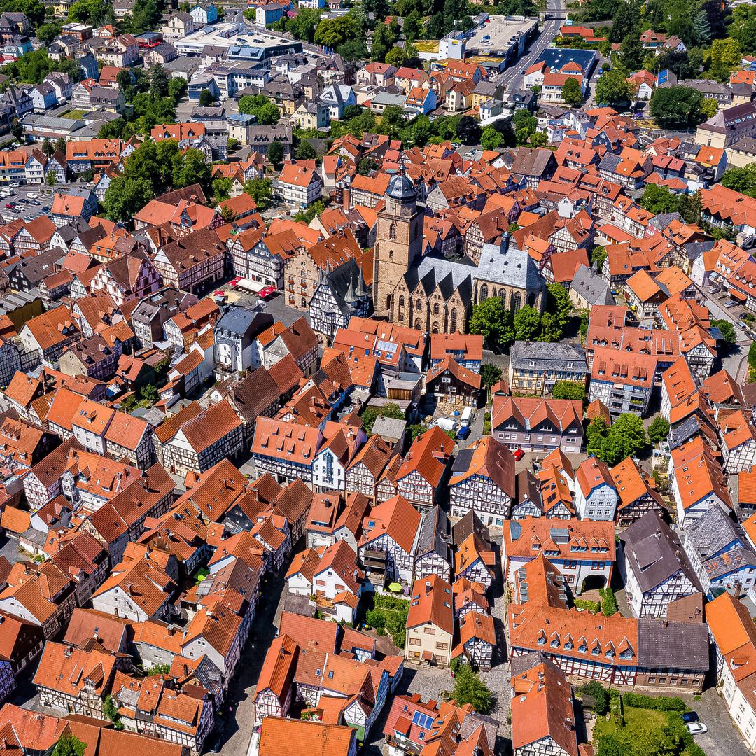Ciudad antigua de Alsfeld, Hessen, Alemania