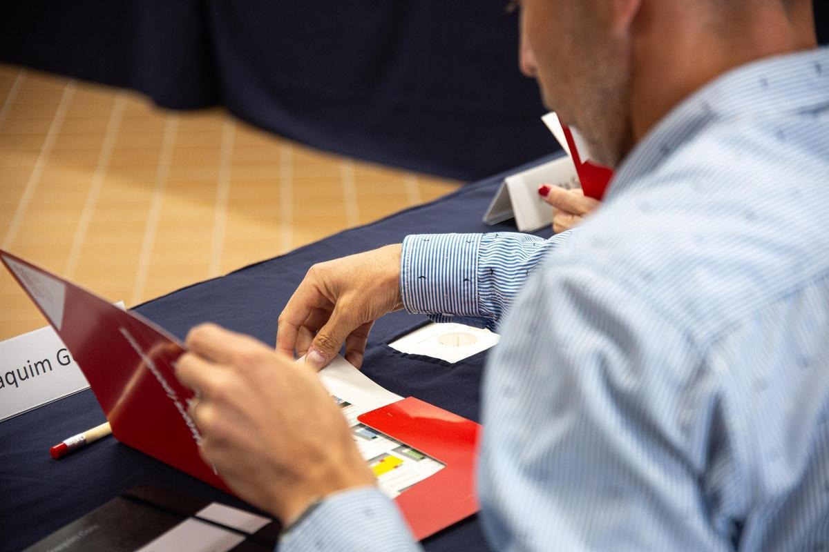 Un alumno durante la inauguración del curso del Executive MBA de la UVic-UCC