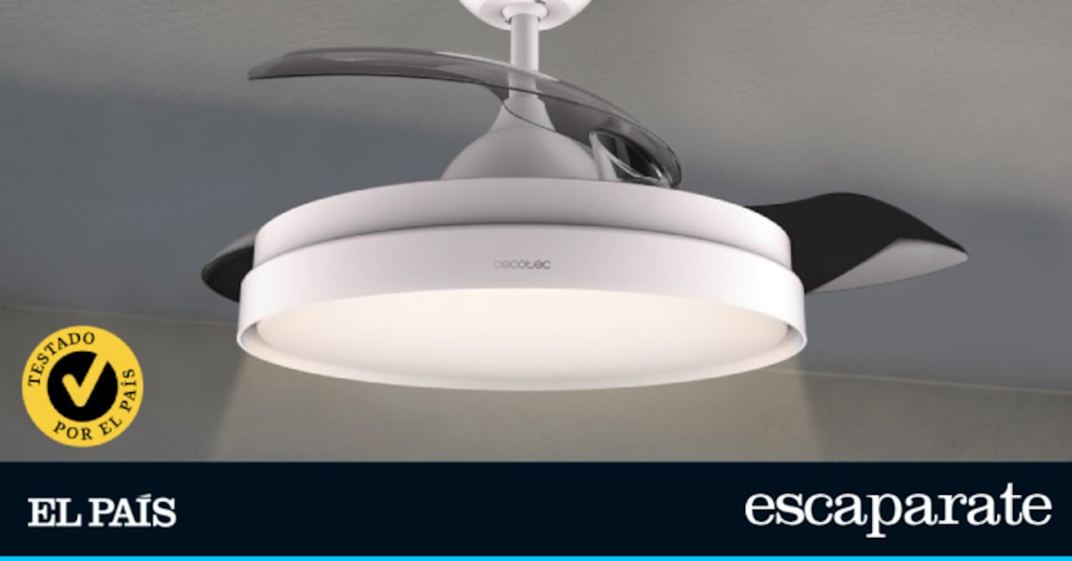 He probado los mejores ventiladores de techo con aspas retráctiles | Comparativas | Escaparate