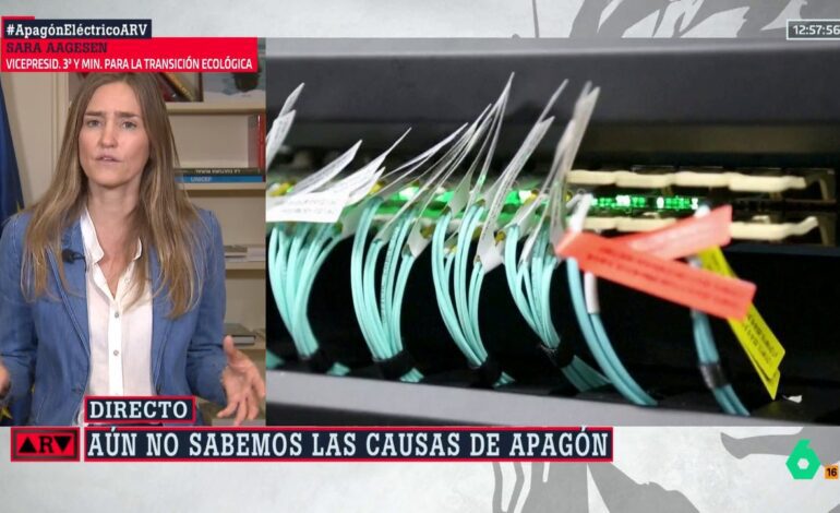 ¿Por qué fallaron las telecomunicaciones durante el apagón? Sara Aagesen responde en Al Rojo Vivo