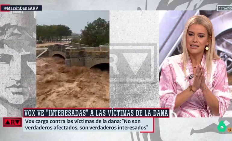 La reacción de Afra Blanco tras llamar Vox «interesadas» a las víctimas de la DANA: «Pedazo de sinvergüenzas»