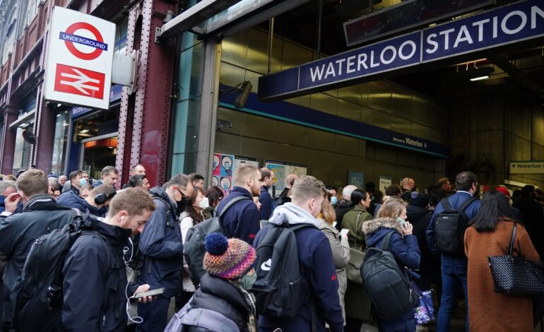 Un apagón en Londres provoca el cierre de varias líneas de metro