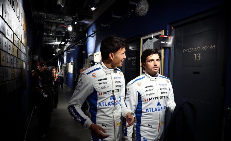 Williams explica la realidad de la batalla entre Carlos Sainz y Albon en Miami