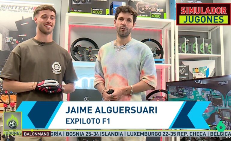 Alguersuari le da una clase