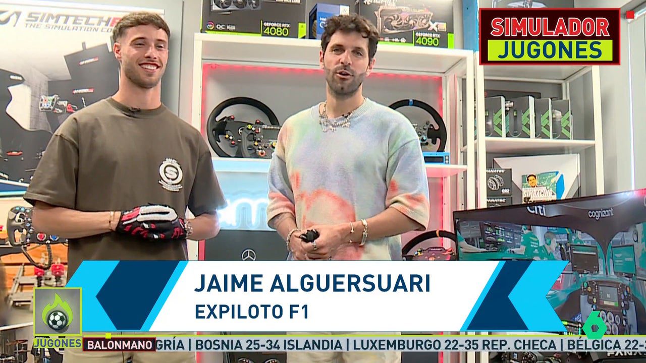 Alguersuari le da una clase