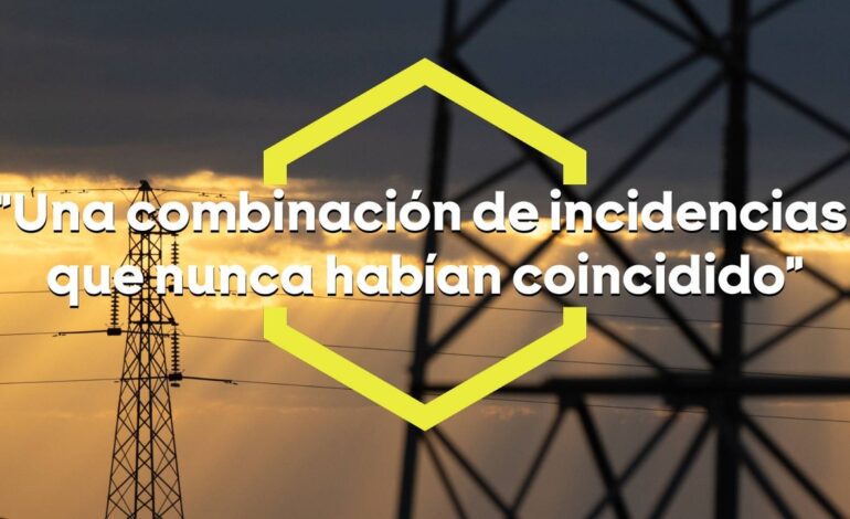 Red Eléctrica reconoció en un informe que seis días antes del apagón el sistema sufrió una combinación de incidencias que nunca habían coincidido