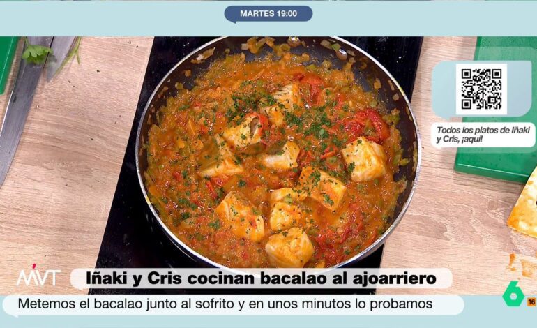 Aprende a cocinar un bacalao al ajoarriero de la mano de Carlos Maldonado