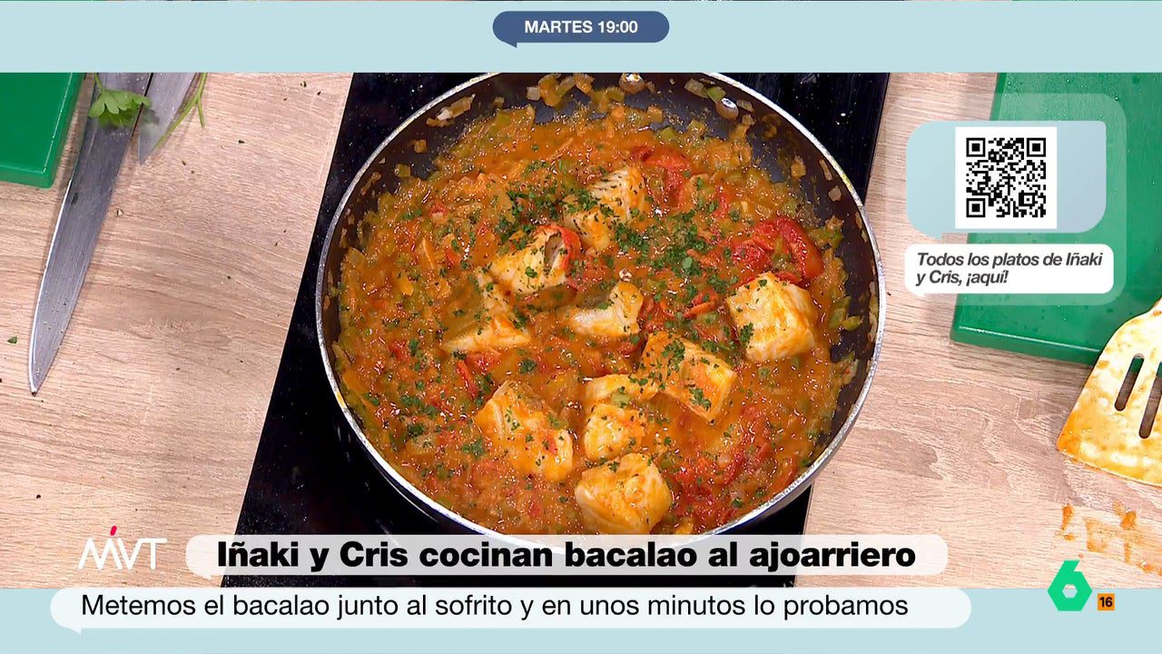 Aprende a cocinar un bacalao al ajoarriero de la mano de Carlos Maldonado