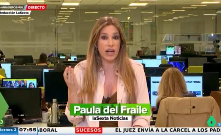 El atronador sonido de la tormenta de granizo en Madrid interrumpe la conexión de Paula del Fraile en Aruser@s: «Es tremendo»