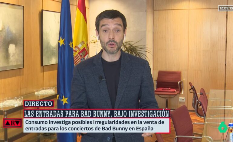 Bustinduy, sobre los posibles recargos ilícitos en la venta de entradas tras la polémica con Bad Bunny: "Esto se va a acabar"
