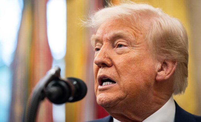 Trump anunciará un «importante acuerdo comercial» con el Reino Unido, según el New York Times
