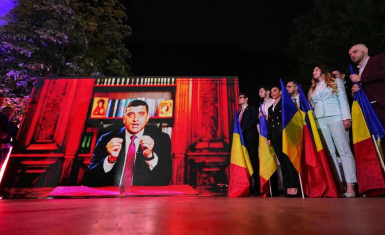 El ultranacionalista Simion arrasa en la primera vuelta de las elecciones de Rumania con el 40% de los votos