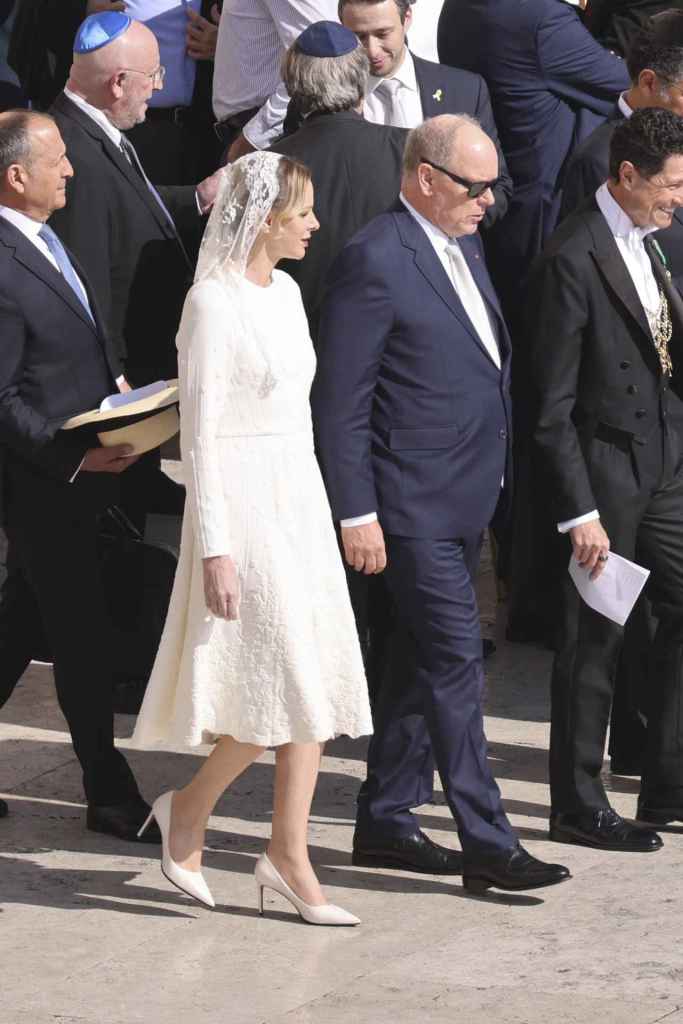 Charlene y Alberto de Mónaco al comienzo del Pontificado Leo XIV