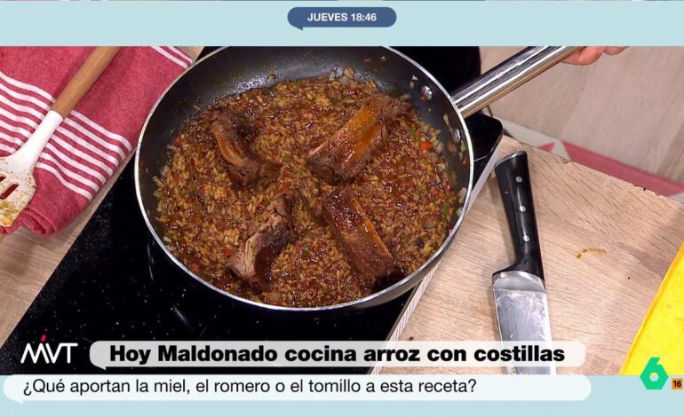 Cómo hacer un arroz con costillas exprés, paso a paso, con la gracia de Carlos Maldonado