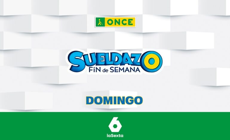 Comprobar el resultado del sorteo del Sueldazo de la ONCE de hoy, domingo 11 de mayo de 2025