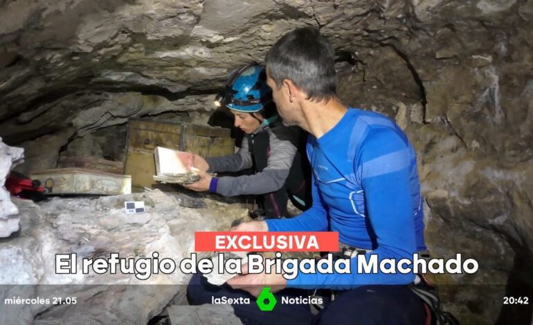 El refugio secreto de la Brigada Machado sale a la luz 80 años después