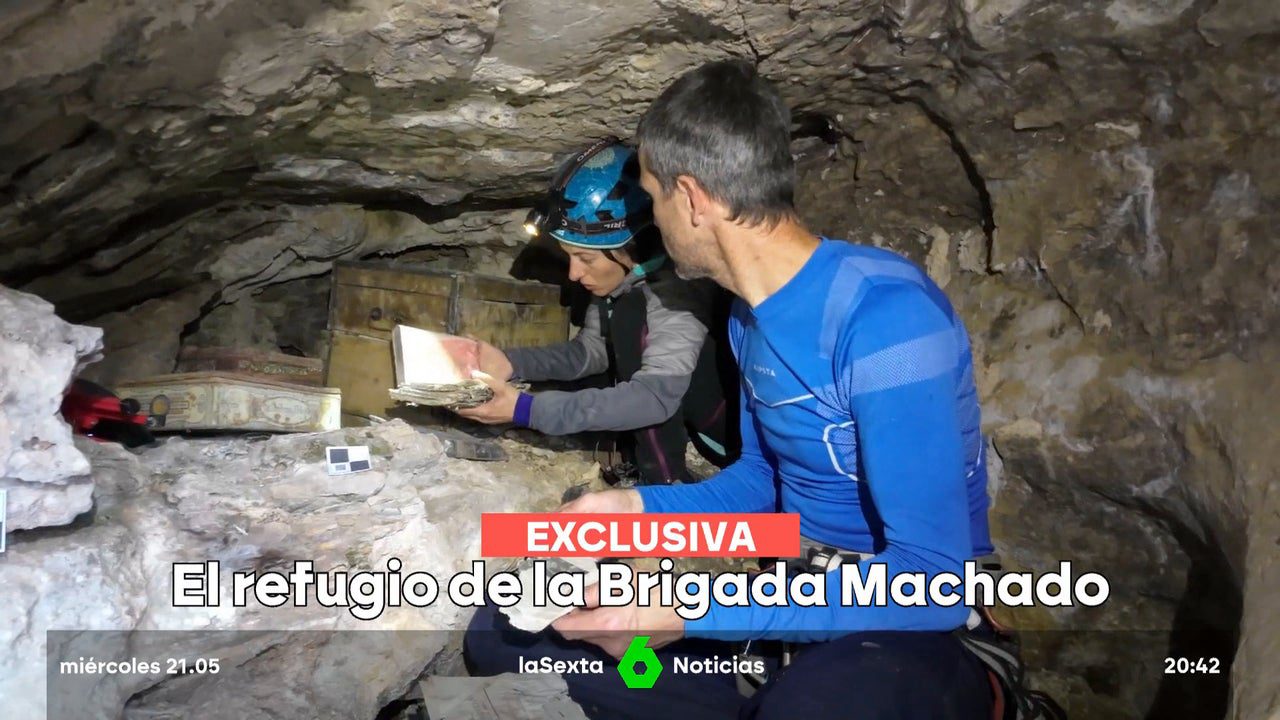 El refugio secreto de la Brigada Machado sale a la luz 80 años después