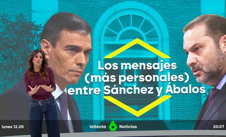 la reacción de Ábalos al mensaje con el que Sánchez cortó la relación laboral