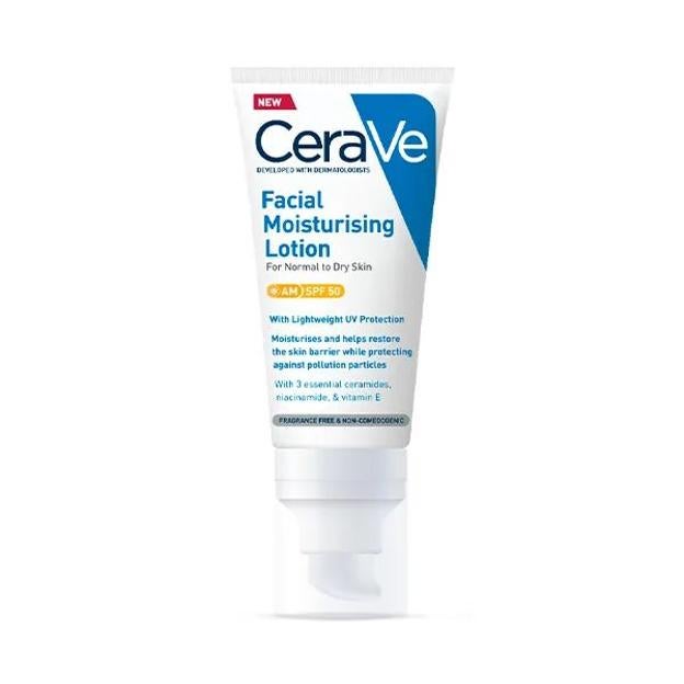 Loción hidratante de la cara Cerave SPF50
