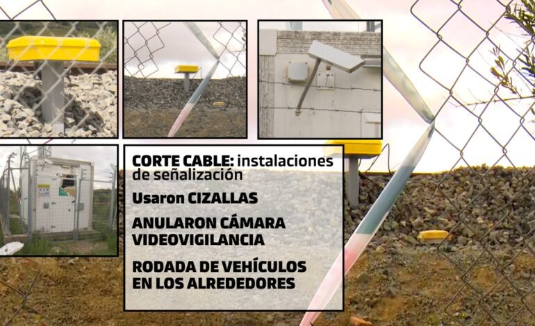 anularon las cámaras y se llevaron 150 metros