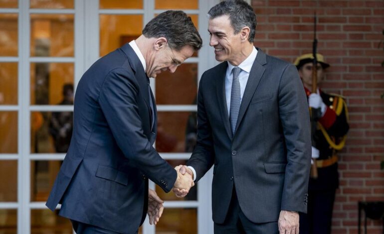 El secretario general de la OTAN dice que «sin duda» España elevará el gasto en defensa hasta el 5% del PIB