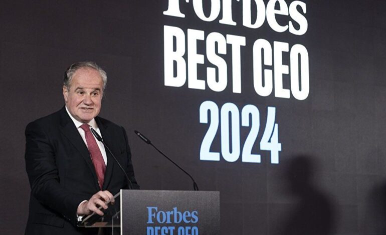 Demetrio Carceller Arce, presidente ejecutivo de Damm, recibe el premio Forbes Best CEO 2024