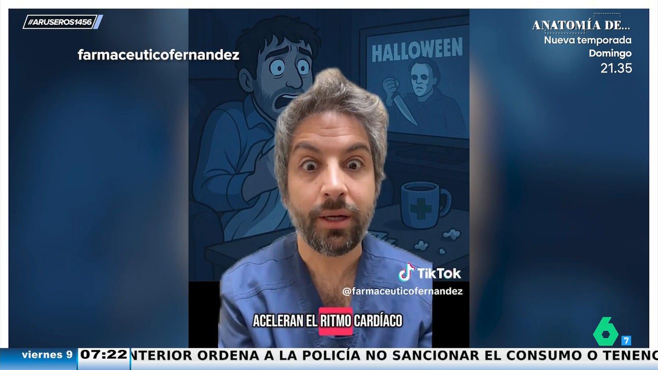 ver una película de terror adelgaza tanto como caminar media hora, cuenta Farmacéutico Fernández