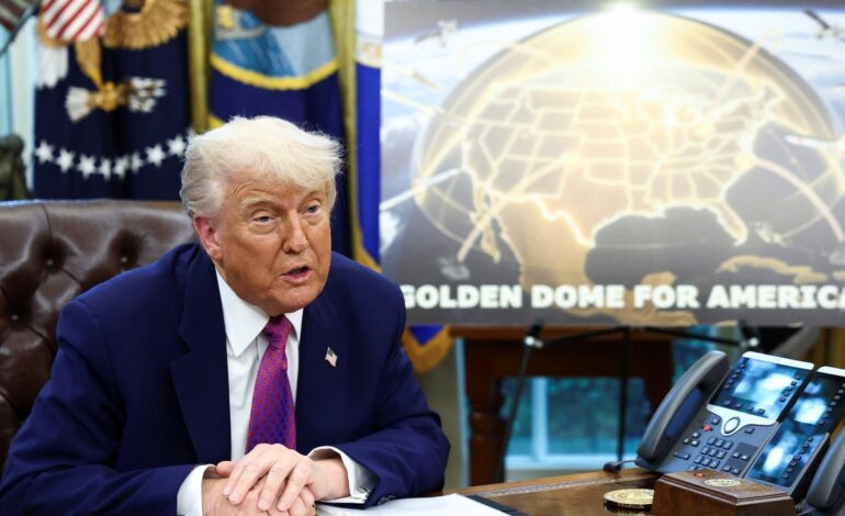 Trump anuncia la construcción del ‘Golden Dome’, un escudo antimisiles «made in USA» de 175.000 millones