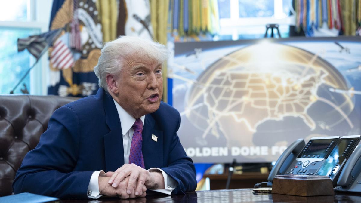 Trump escoge un plan para sustentar el escudo espacial de defensa “cúpula dorada”