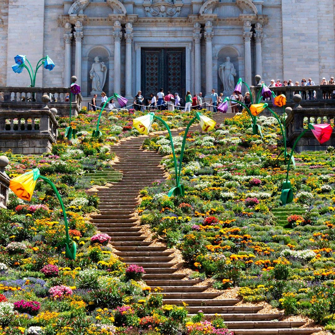 Festival de Flores, Tiempo de Flors, que se celebra en mayo en la ciudad de Girona