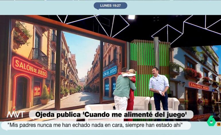La emoción de Cristina Pardo e Iñaki López con Pablo Ojeda tras su dura confesión sobre la ludopatía